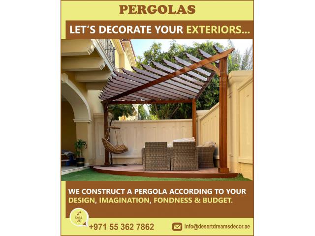 Wooden Pergola Specialist in Uae.