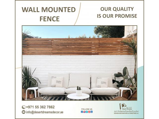 Wooden Fence Specialist in Uae | Landscaping Fencing Works Uae.