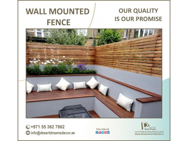 Wooden Fence Specialist in Uae | Landscaping Fencing Works Uae.