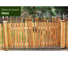 Wooden Fence supply and install all over UAE