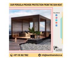 Pergola in Dubai | Pergola in Abu Dhabi | Solid Wood Pergola Uae.