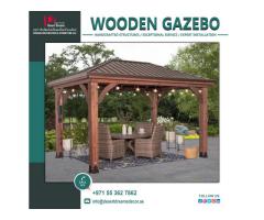 Outdoor Wooden Gazebo Uae | Outdoor Wooden Gazebo Abu Dhabi | Gazebo Al Ain.