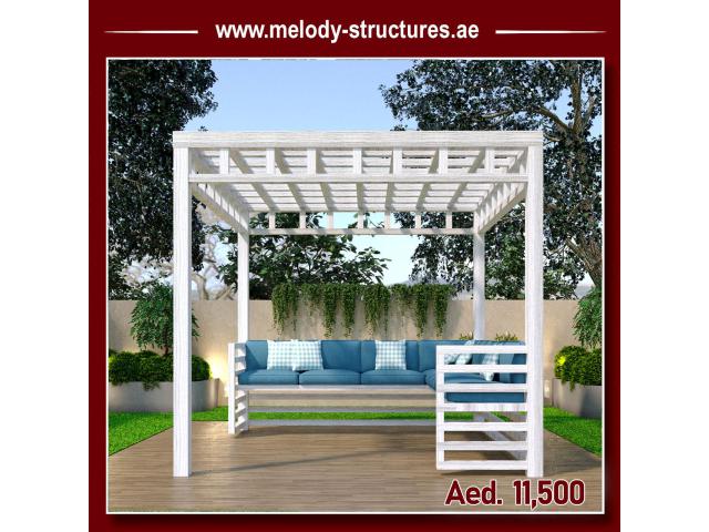 Get Wooden Pergola With Special Offer in Dubai
