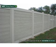 wpc fence in Abu Dhabi | composite wood fence | privacy fence