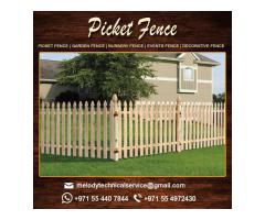 Wooden Fence in Dubai | Picket Fence in UAE | Garden Fencing Suppliers Dubai