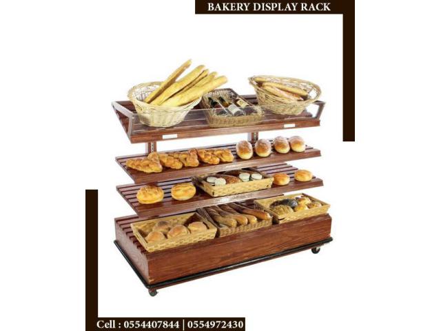 Wooden Bakery Display Dubai | Bread Display | Pastry Display Suppliers in Dubai