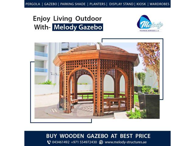 Wooden Gazebo in Dubai | Wooden Gazebo manufactures in UAE