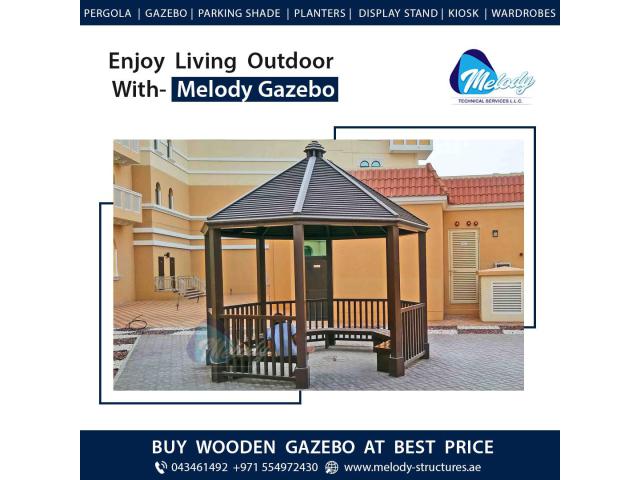Wooden Gazebo in Dubai | Wooden Gazebo manufactures in UAE