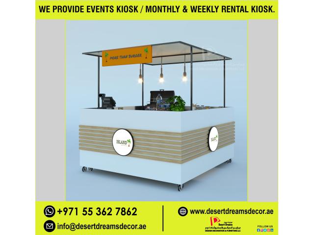 Rental Kiosk Abu Dhabi | Food Kiosk | Weekly Rental Kiosk Uae.