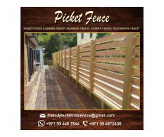WOODEN FENCE DESIGN AND DECOR | WOODEN FENCE SUPPLIERS IN DUBAI ABU DHABI