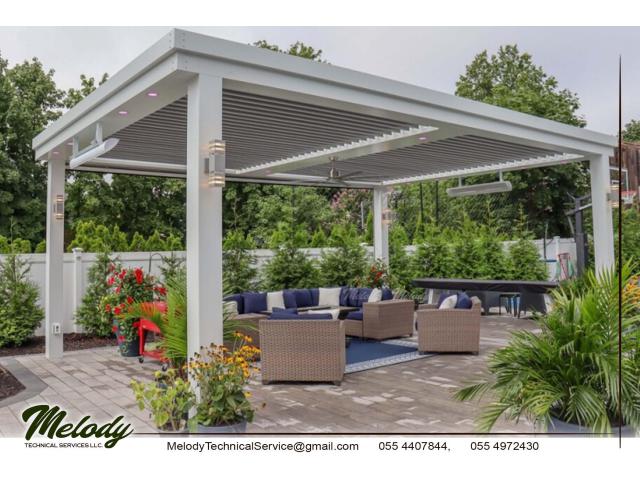 Aluminum Pergola in Dubai, Abu Dhabi, Sharjah