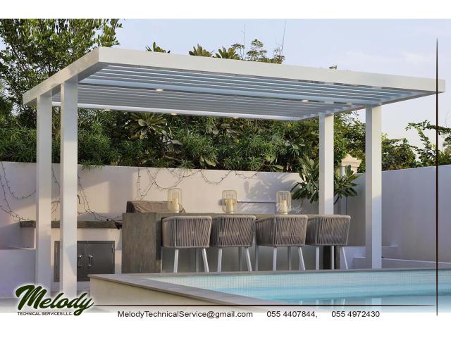 Aluminum Pergola in Dubai, Abu Dhabi, Sharjah