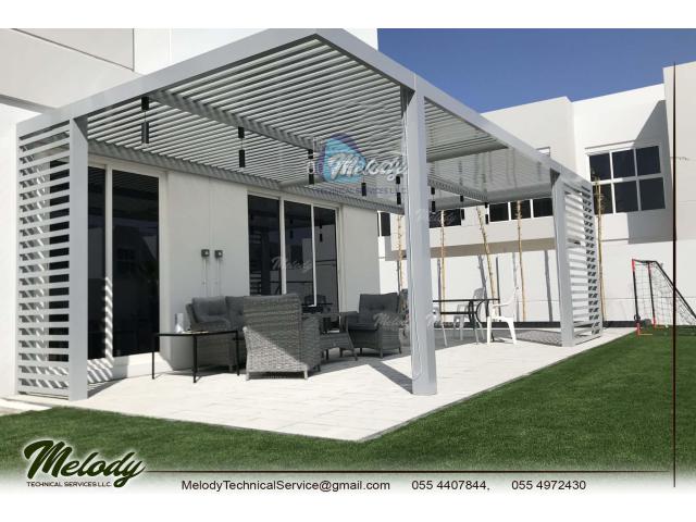 Aluminum Pergola in Dubai, Abu Dhabi, Sharjah