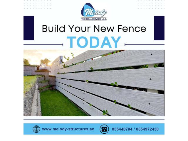 Fence Dubai | Garden Fence | Wooden Fence | Privacy Fence