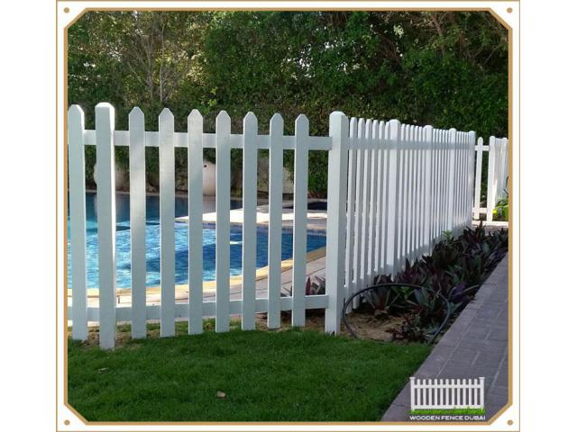 Wooden Fence in Dubai