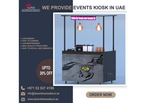 Outdoor Kiosk Uae-Events Kiosk-Rental Kiosk Abu Dhabi.