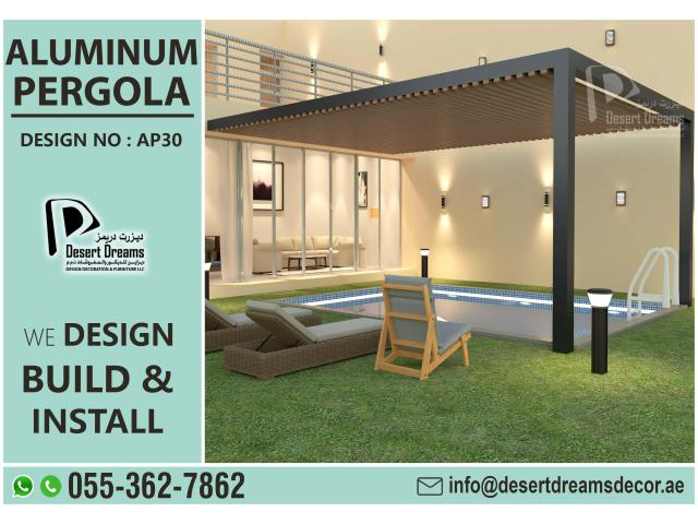 Aluminum Pergola Abu Dhabi-Aluminum Pergola Dubai, Uae.