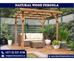Modern Pergola Uae | Sitting Area Wooden Pergola | Pergola Company Uae.