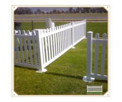 White Picket Fence | Natural Wood Fence supply and install in UAE