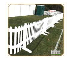 White Picket Fence | Natural Wood Fence supply and install in UAE