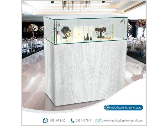 Jewelry Showcases | Rental Jewelry Display in Dubai UAE