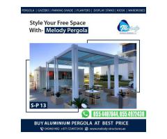 Aluminium Pergola in Dubai | Powder Coated Metal Pergola in UAE
