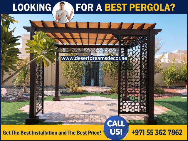 Wooden Pergola at Lowest Price in Uae | Malaysian Wood Pergola Uae.