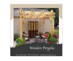 Wooden Pergola for Garden area suppliers in UAE