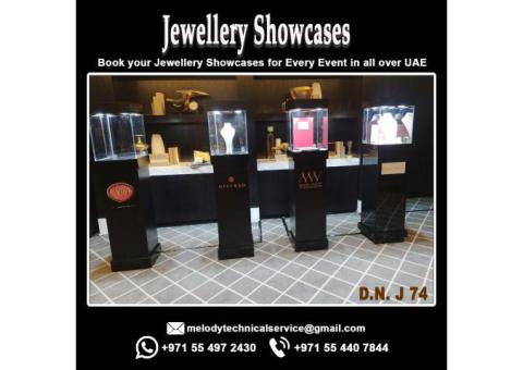 Jewelry Display Showcases for Rent Book hurry-up now UAE