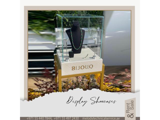 Jewellery Display Showcase in Dubai | Rental Display Stand UAE