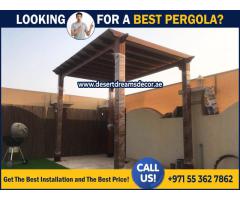 Wooden Pergola for Restaurant | Pergola for Sitting Area | Backyard Pergola Uae.