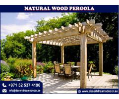 Wooden Pergola for Restaurant | Pergola for Sitting Area | Backyard Pergola Uae.