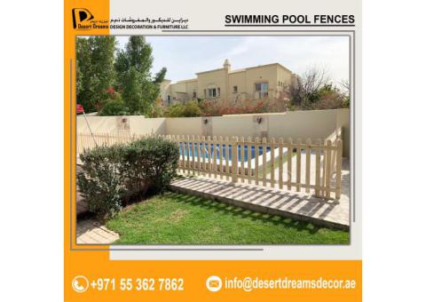 Swimming Pool Fence Supplier Uae | White Picket Fence | Kids Play Fence Dubai.
