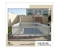 Sport Court Area Fence Uae | Wooden Privacy Fences Dubai.