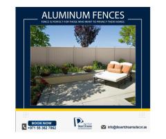 Aluminum Slatted Fence Dubai | Privacy Slatted Aluminum Fence Abu Dhabi.