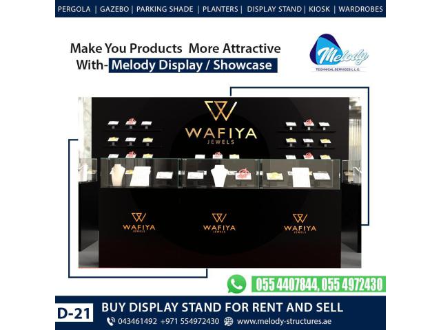 Jewelry Showcase in UAE | Jewelry Display Stand Rental