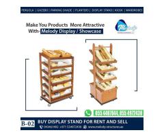 Buy Bakery Display Online in UAE | Wooden Bakery Racks in Dubai