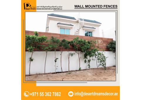 Wall Boundary Fence Dubai | Neighbour Privacy Wooden Fence Uae.