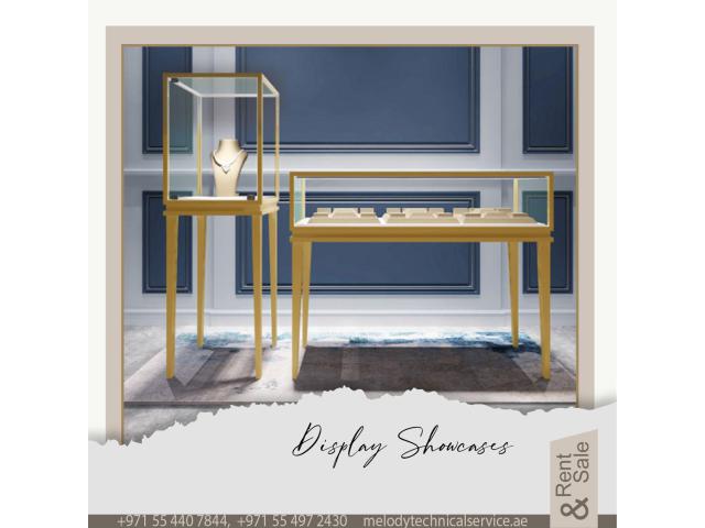 Jewelry Display Showcases Available For Rent in Dubai - UAE