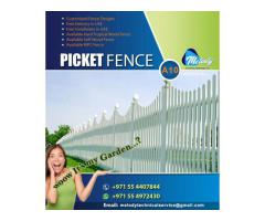 Garden Fence | Wooden Fence | Picket Fence Supply and install