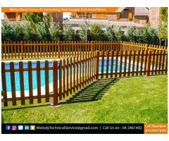 wooden fence Dubai