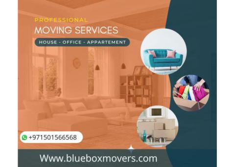 0501566568 BlueBox Movers in Dubai Marina Villa,Office,Flat move with Close Truck