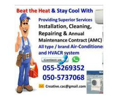 low cost ac services in ajman sharjah dubai 055-5269352
