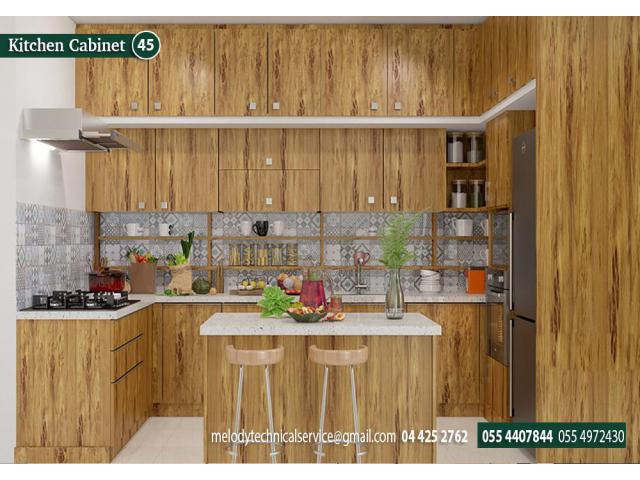 Modular design kitchen cabinet suppliers in UAE