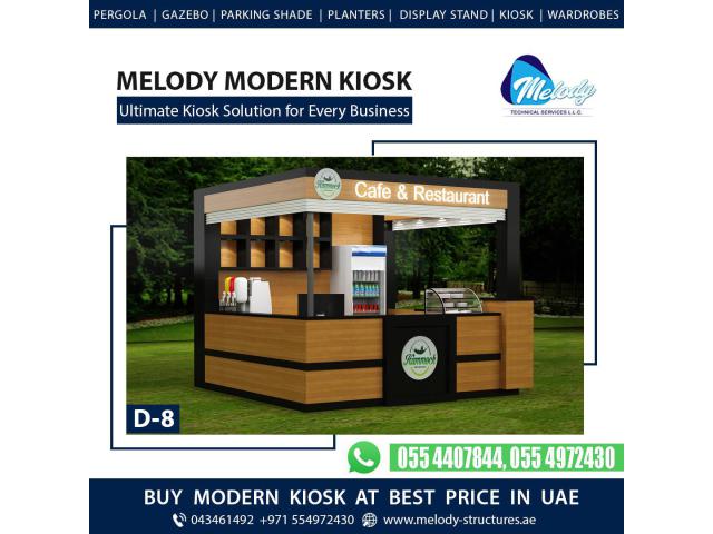 Buy Wooden Kiosk in UAE | Outdoor Kiosk | Perfume Kiosk | Food Kiosk