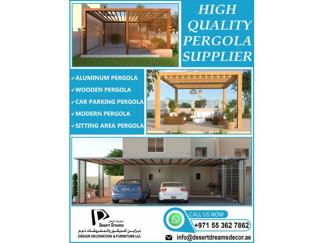 With our Wooden Pergolas you Can Enjoy Outdoor Living. (UAE)