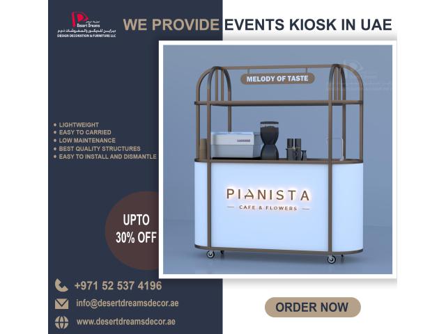 Events Kiosk Rental Abu Dhabi | Kiosk Sale in Abu Dhabi.