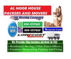 AL NOOR HOME MOVERS AND PACKERS 050 1517623 PROFESSIONAL SERVICE