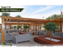 Wooden Pergola in UAE | Aluminium Pergola | Garden Pergola