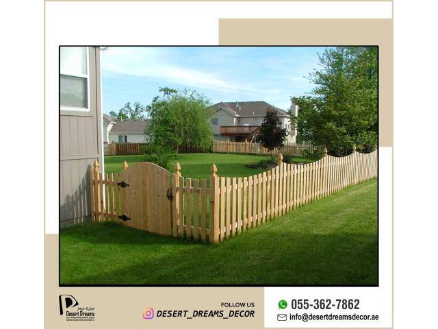 Wood Fencing Dubai | Garden Fencing Uae.